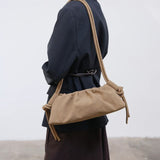 Dumpling Bag suede stone
