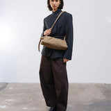 Dumpling Bag suede stone