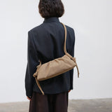 Dumpling Bag suede stone