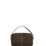 Helena Suede dark olive w. gold