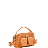Helena Suede orange w. gold
