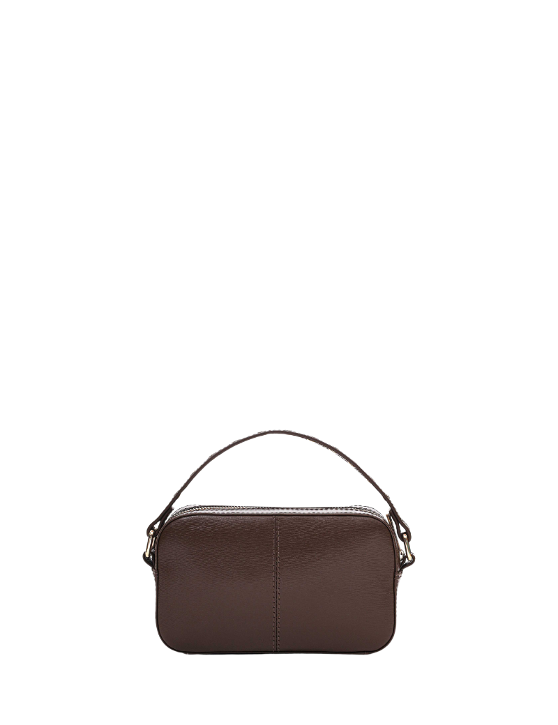 Helena Florence dark brown w. gold - Ferent Bags 