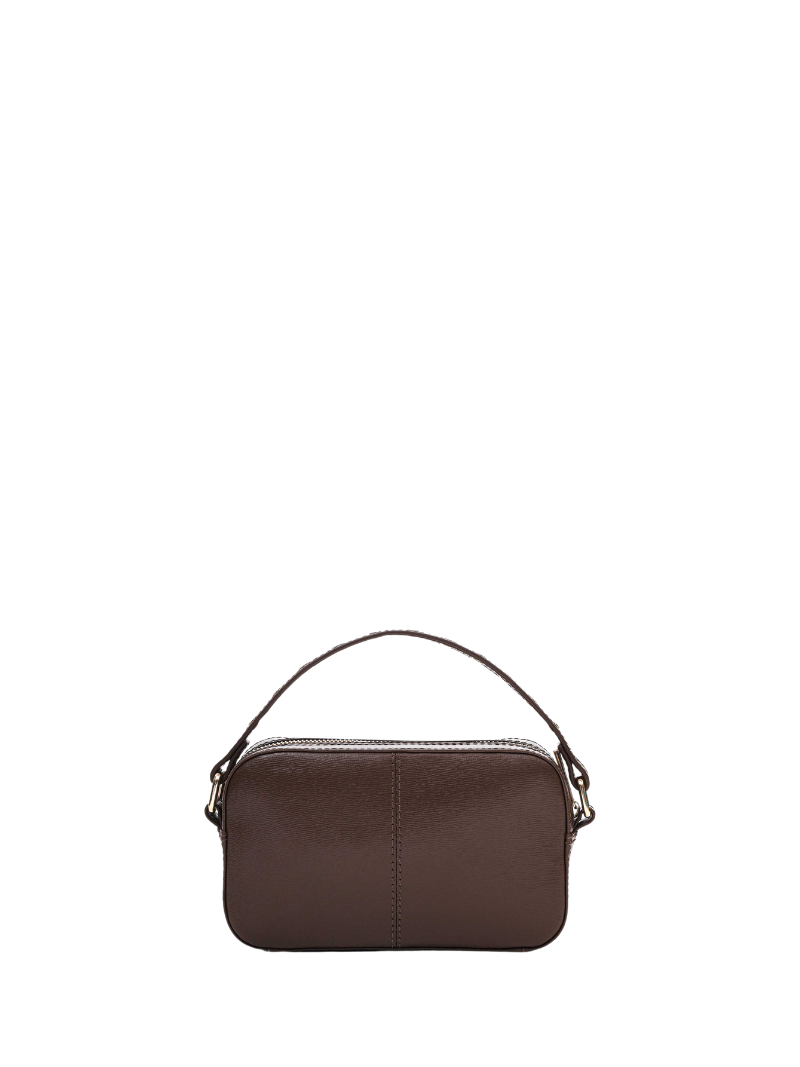 Helena Florence dark brown w. gold - Ferent Bags 