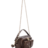 Helena Florence dark brown w. gold - Ferent Bags 