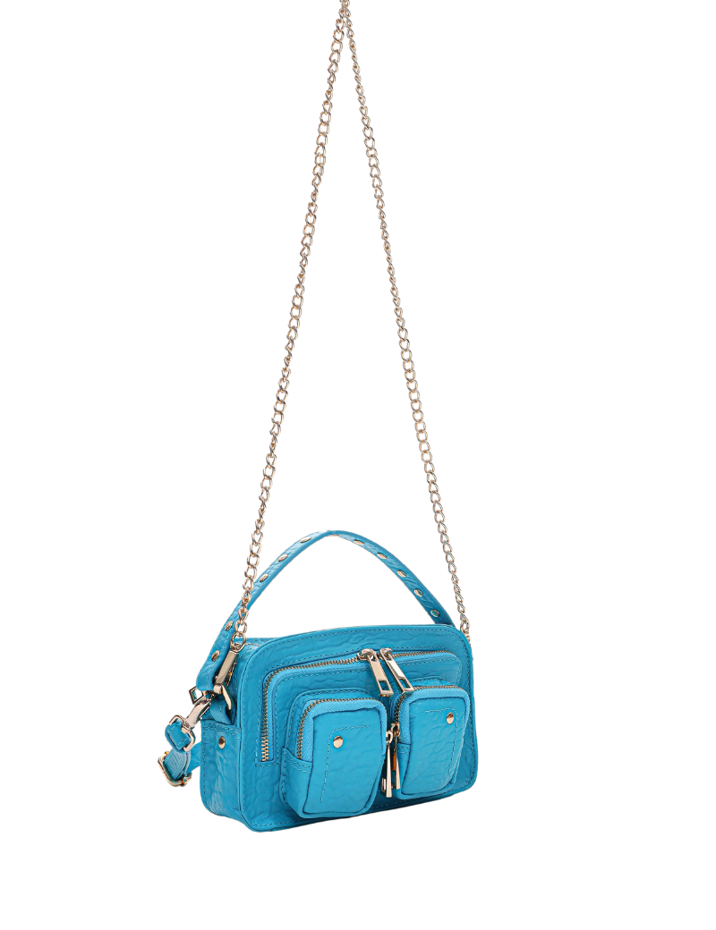 Helena New Zealand bright blue w. gold - Ferent Bags 