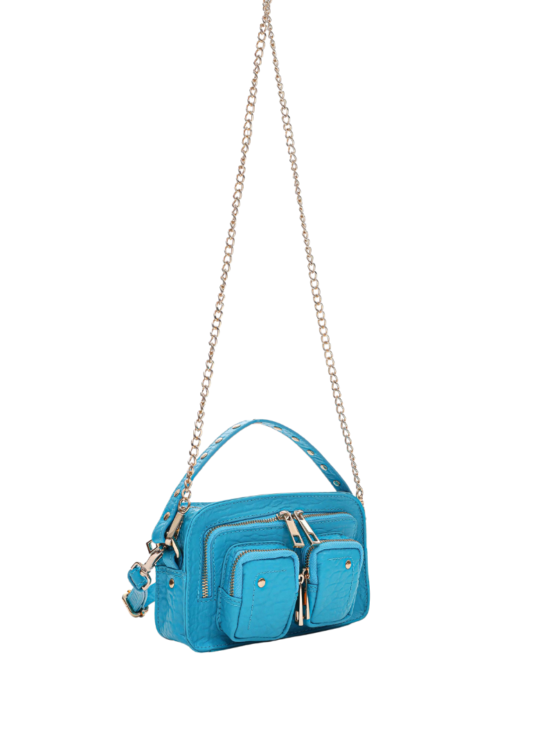 Helena New Zealand bright blue w. gold - Ferent Bags 