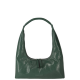 Hobo shoulder hunter green crinkle