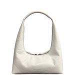 Hobo shoulder off white glossy plain - Ferent Bags 