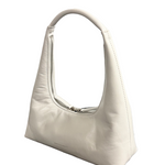 Hobo shoulder off white glossy plain - Ferent Bags 