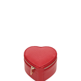 Jewelry Box Florence bright red w. gold