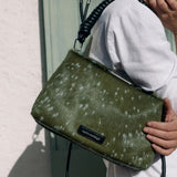 Kenza medium green print
