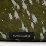 Kenza medium green print