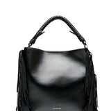 Le Sac XL negro flecos