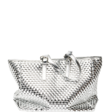 Maxi Shopper Braided Recycled Cool silver