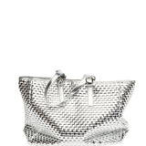 Maxi Shopper Braided Recycled Cool silver