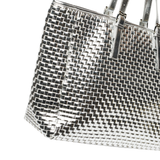 Maxi Shopper Braided Recycled Cool silver
