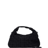 Mini Dandy Braided Suede black