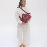 MiniOna Vegan Leather cherry red