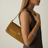Miranda calf hair camel bag