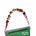 Ocaña Baguette bag green color block - Ferent Bags 