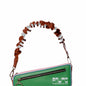 Ocaña Baguette bag green color block - Ferent Bags 