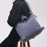 Ona Soft Bag cotton navy stripe