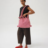 Ona Soft Bag cotton red stripe