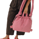 Ona Soft Bag cotton red stripe