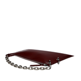 Saund burgundy semi patent leather