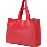 Shopper wrinkle bright red - Ferent Bags 