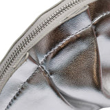 Gyoza bag mini plateado