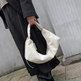 Slouchy Shoulder Bag patent cream