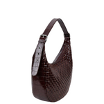 Small Stella Texas braided dark brown - Ferent Bags 