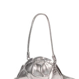 Gyoza bag mini plateado